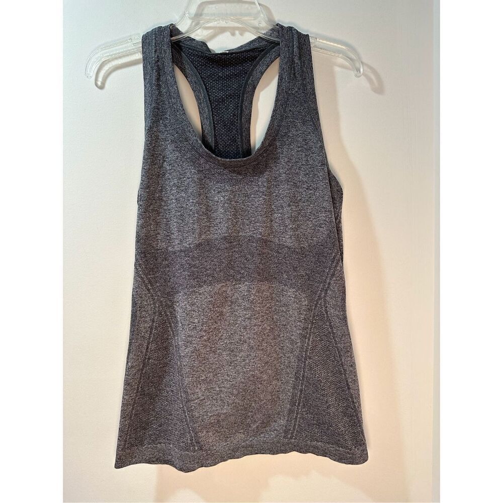 Athleta Charcoal Racerback Tank Top